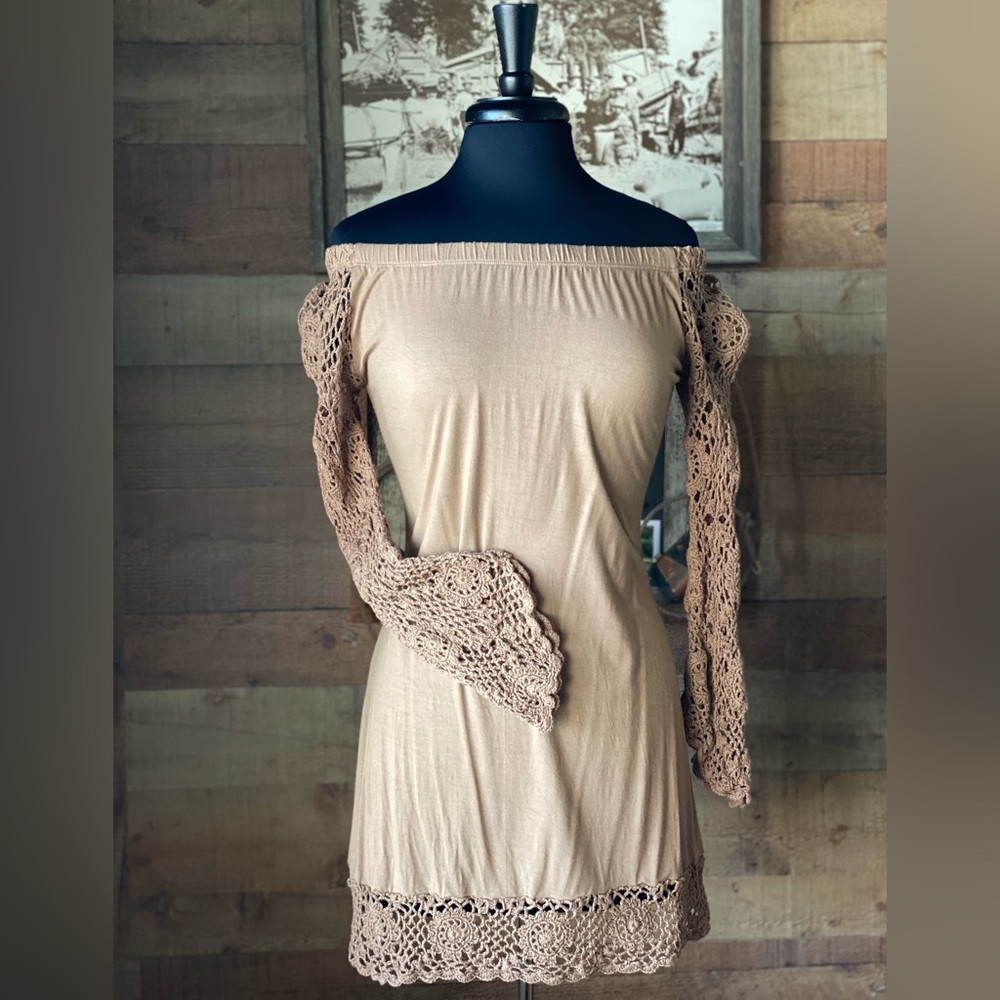 Nude Lace Dress